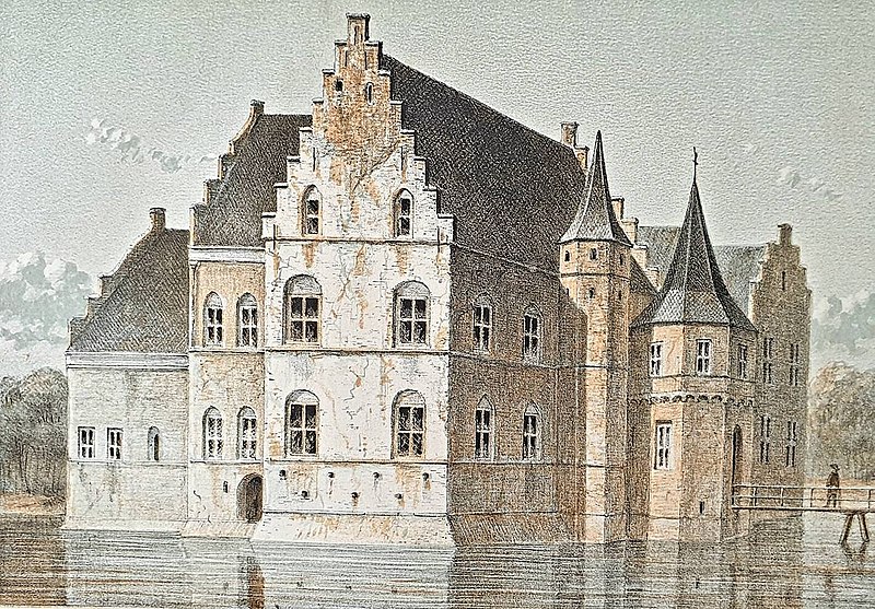 De Liauckama state in 1854. Onbekende auteur.