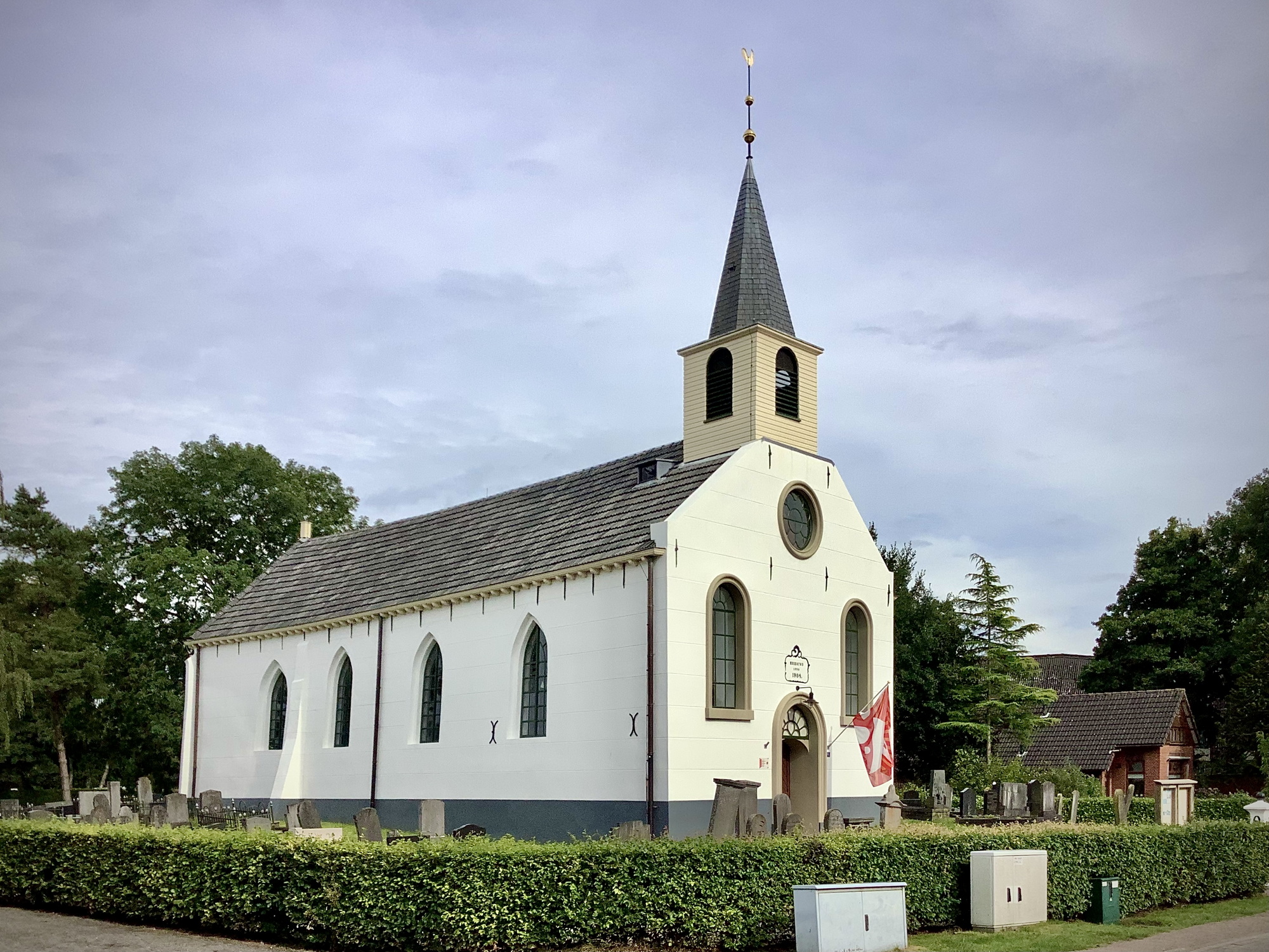 De gerestaureerde preekstoel uit de kerk van Heveskes. Foto: ©Jur Kuipers.